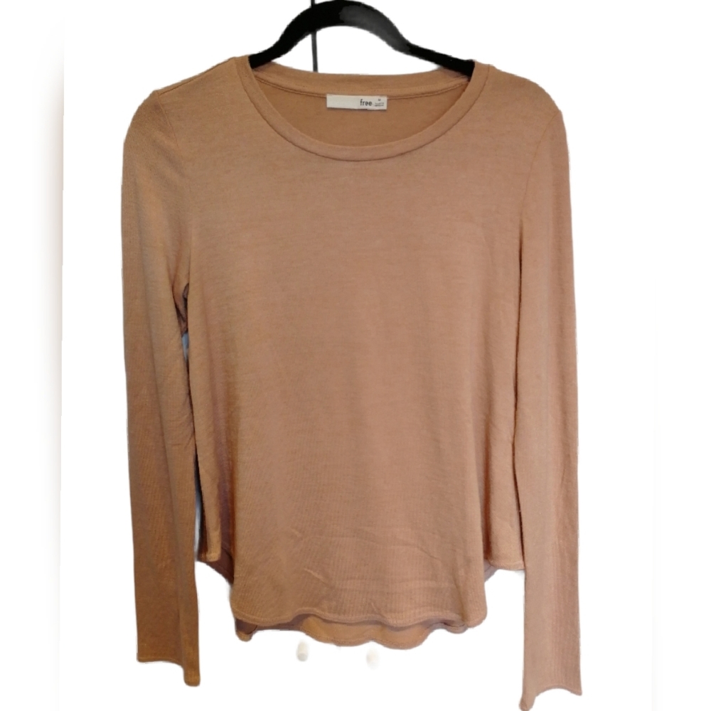 WILFRED FREE Diapason T-shirt Beige Long Sleeve